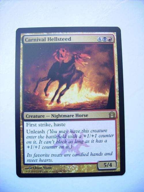 Magic the Gathering Carnival Hellsteed Return to Ravinica (Rare)
