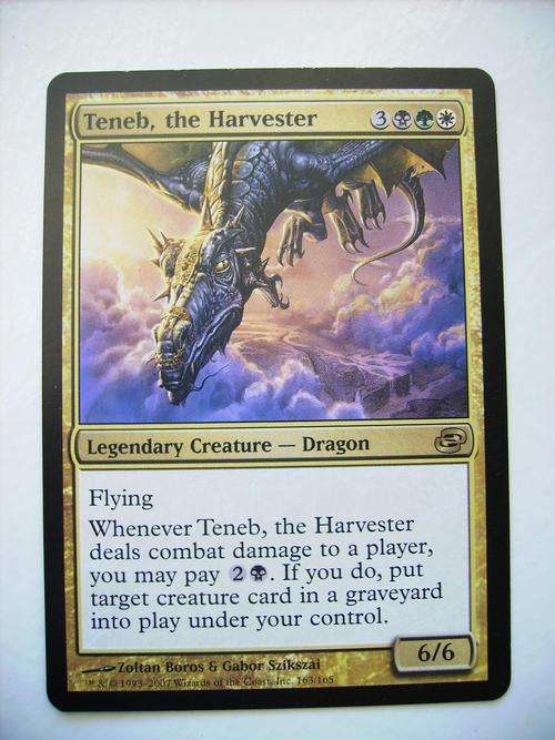 Magic the Gathering Teneb, the Harvester Commander