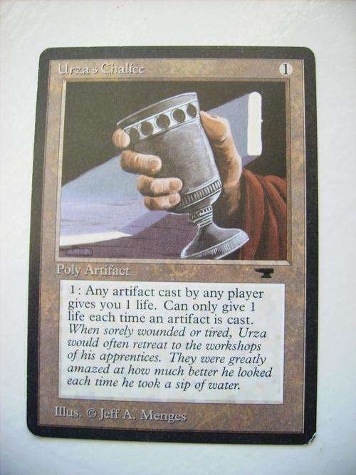 Magic the Gathering Urzas Chalice Antiquities (rare)