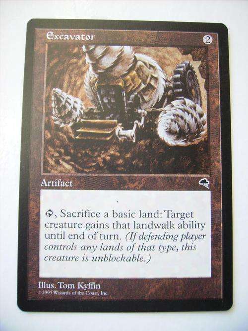 Magic the Gathering Excavator Tempest