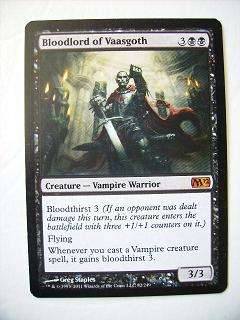 Magic the Gathering Bloodlord of Vaasgoth M12 (Rare)