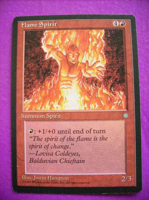 Magic the Gathering Flame Spirit Ice Age (Uncommin)