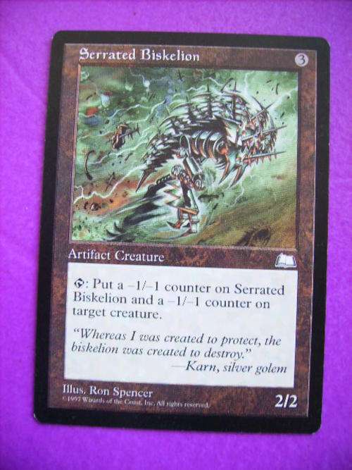 Magic the Gathering Serrated Biskelion Weatherlight (Uncommin)