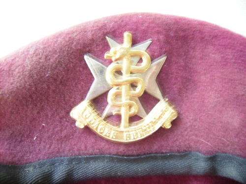 Army Beiret looks like medical side of Military with lovely badge