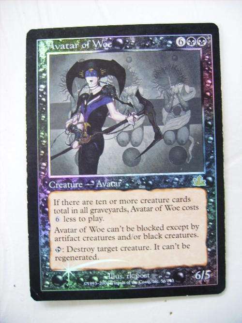 Magic the Gathering Avatar of Woe foil Prophecy