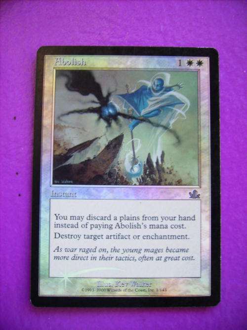 Magic the Gathering Abolish foil Prophecy (Uncommin)