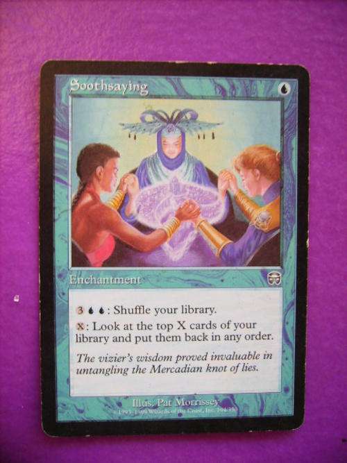 Magic the Gathering Soothsaying Mercadian Masques (Uncommin)