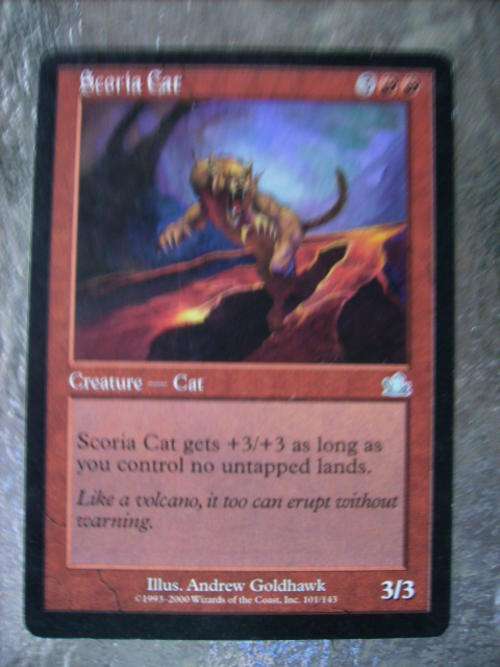 Magic the Gathering Scoria Cat Prophecy (Uncommin)