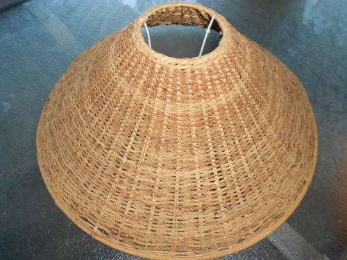 Large woven lamp shade 55 1/2 cm in breadth