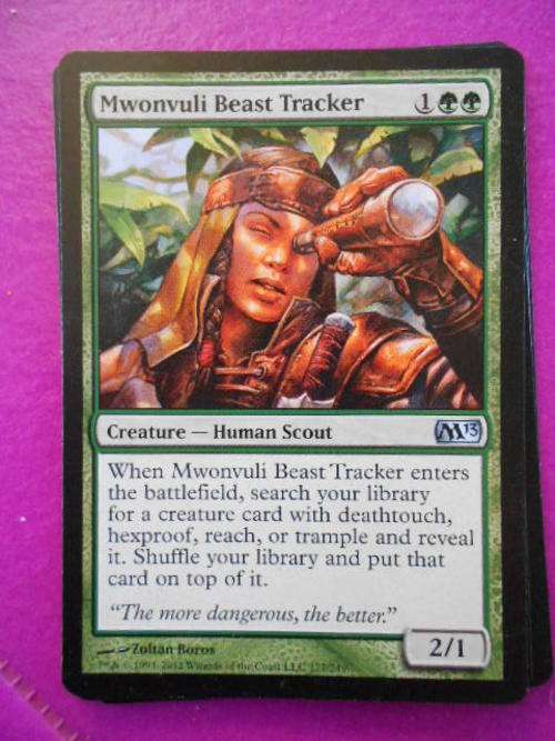 Magic the Gathering card - Mwonvuli Beast Tracker Uncommin