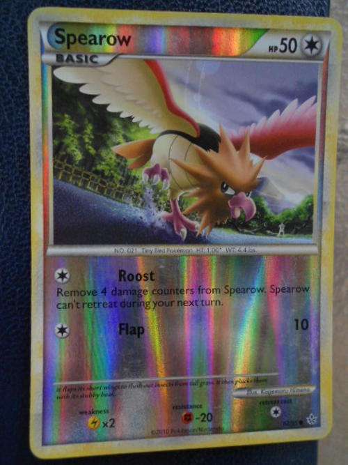 Pokemon Spearow Foil Card