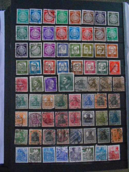 Nice lot of Germany stamps used previously hinged