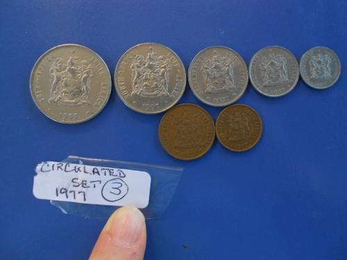 Coin set 1977 circulated