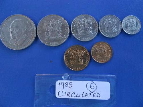 coin set 1985 circulated