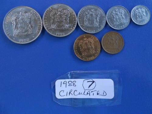 coin set 1988 Circulated set