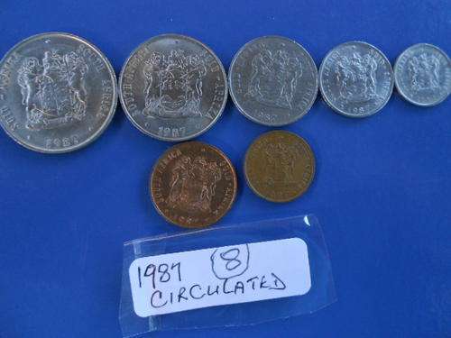 Coin set 1987 circulated set