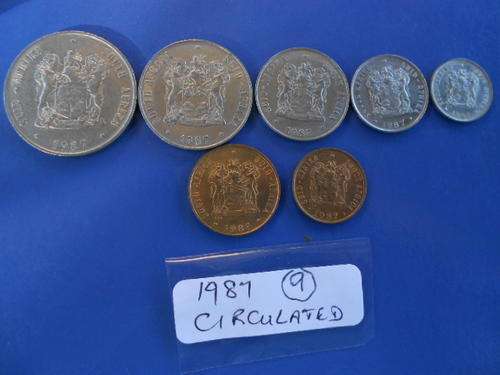 Coin set 1987 circulated