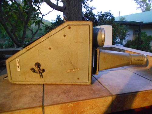 Vintage to Antique Ed. Liesegang slide projecter very rare piece from silent movie era see more