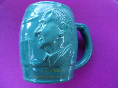 Lovely collectors Mug J.G. Strijdom prime minister 1954-1958 see more