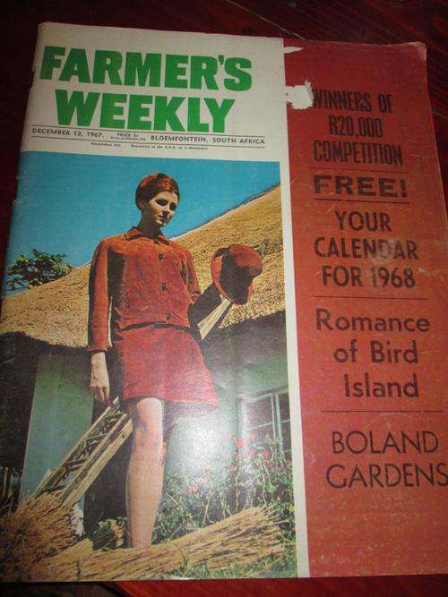 Farmers Weekly lovely thick magazine 100 pages or more Dec. 13 1967