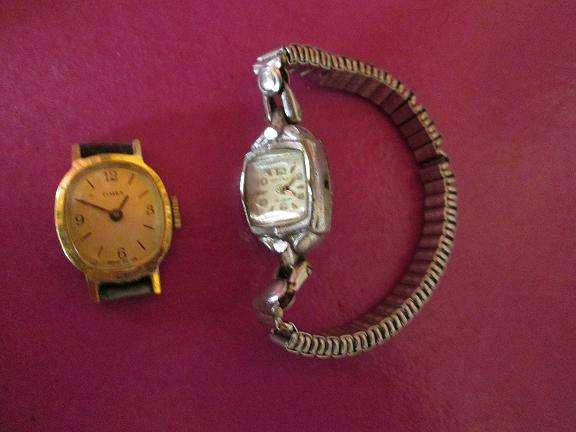 Old rotary watch and timex watch to be repaired 1950's