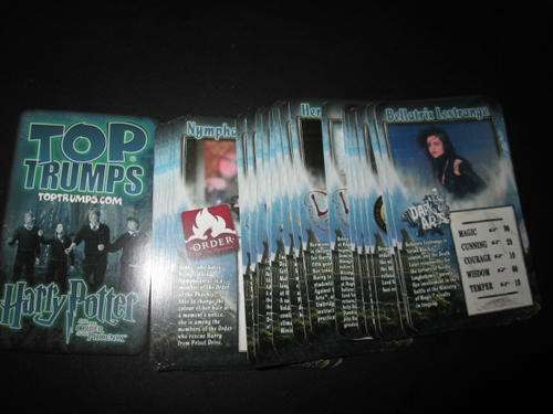 Pack of Harry Potter Top Trumps specials cards about 30 cards