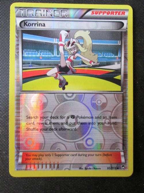 Pokemon Furious Fists Trainer Korrina foil