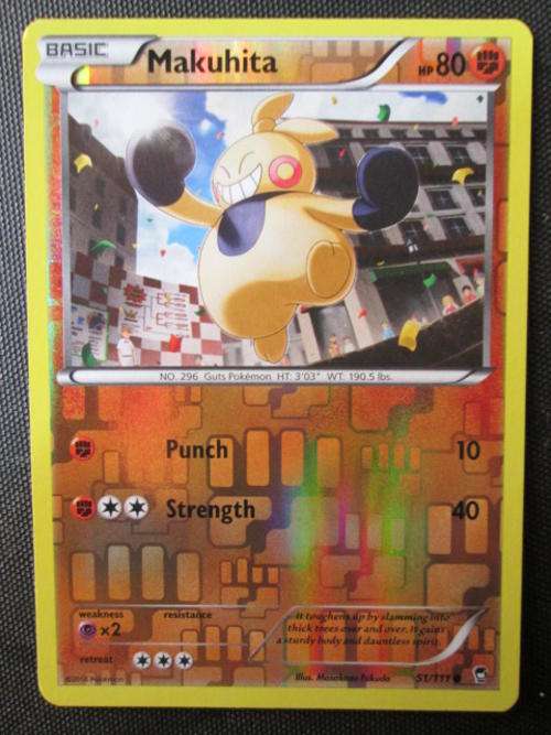 Pokemon Makuhita Foil Furious Fists