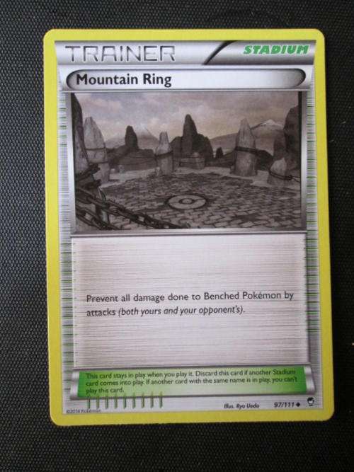 Pokemon-TRADING CARD/ Furious Fists/ Trainer/ Mountain Ring