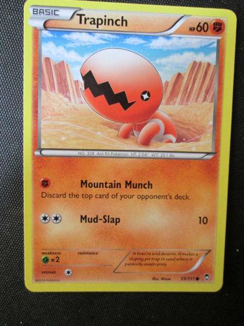 Pokemon Furious Fists Trapinch