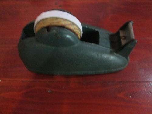 vintage sellotape dispenser (iron-solid)