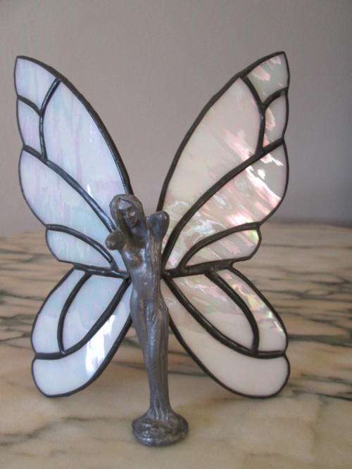 FIGUIRINE Fairy- lead- stained glass