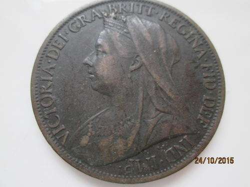 QUEEN VICTORIA 1901 GOOD DETAIL FOR SUCH AN OLD COIN