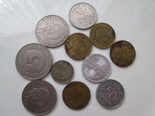 LOT OF GERMAN COINS VARIOUS YEARS