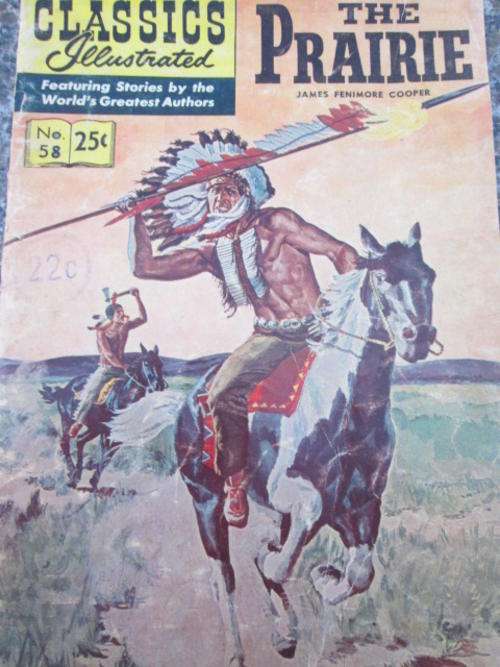 Classics Illustrated -The Prairie- 1950's comic