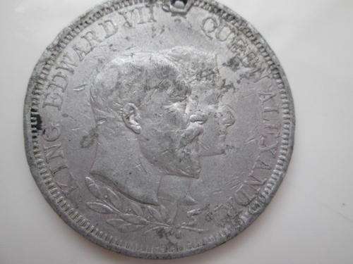 Scarce- King edward VII Queen Alexandria Coronation June 26th 1902 Crown Size