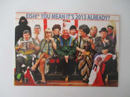 AUTOGRAPHED / SIGNED - PIETER DIRK UYS AS EVITA 2013