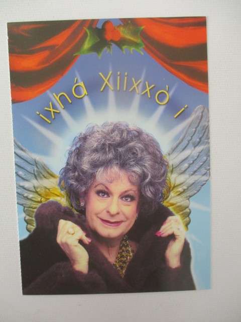 POSTCARD - PIETER DIRK UYS AS EVITA