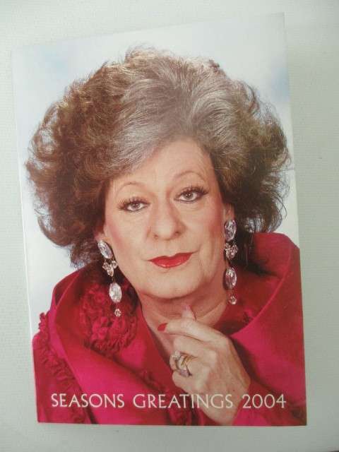 AUTOGRAPHED / SIGNED - PIETER DIRK UYS AS EVITA  SIGNED CARD 2004