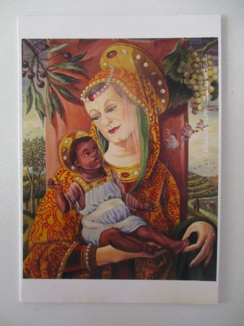 AUTOGRAPHED / SIGNED - PIETER DIRK UYS AS EVITA  SIGNED CARD
