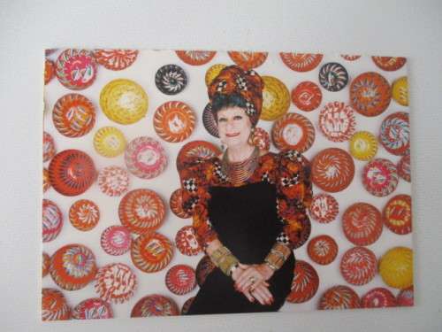 AUTOGRAPHED / SIGNED - PIETER DIRK UYS AS EVITA  SIGNED CARD