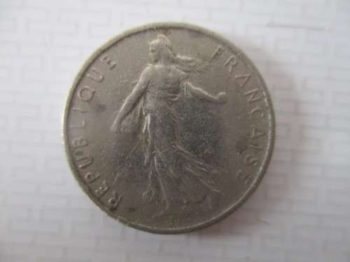 FRANCE 1/2 FRANC  1965 COIN