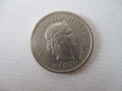 SWITZERLAND - 10 RAPPEN  COIN - 1976