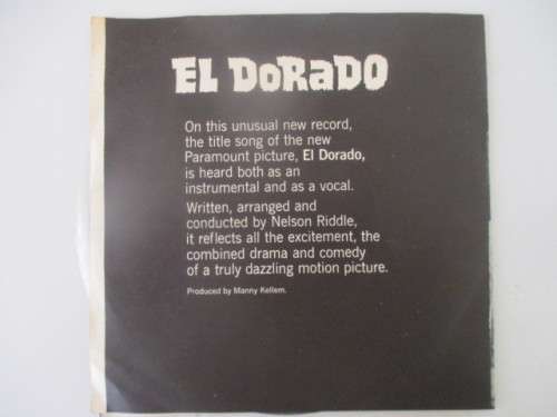 VINTAGE 7 SINGLE - EL DORADO WITH JOHN WAYNE  and ROBERT MITCHUM