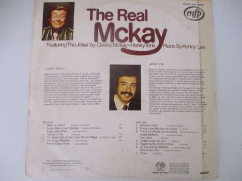 VINTAGE LP - THE REAL MCKAY -  CLARK MCKAY  -  LP IN LOVELY CONDITION