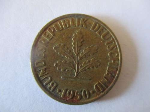 GERMANY - 10 PFENNIG - 1950 - LOVELY DETAIL