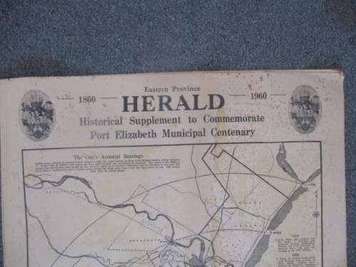 VINTAGE HISTORIC EASTERN PROVINCE HERALD - 1860-1960