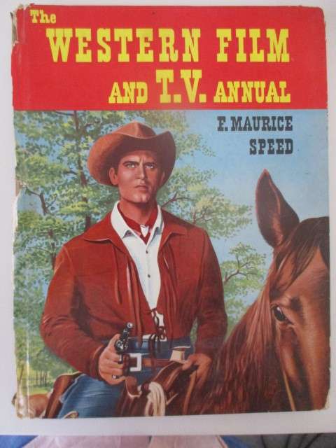THE WESTERN FILM AND TV ANNUAL -  1959  - ANNUAL  SPINE COVER MISSING