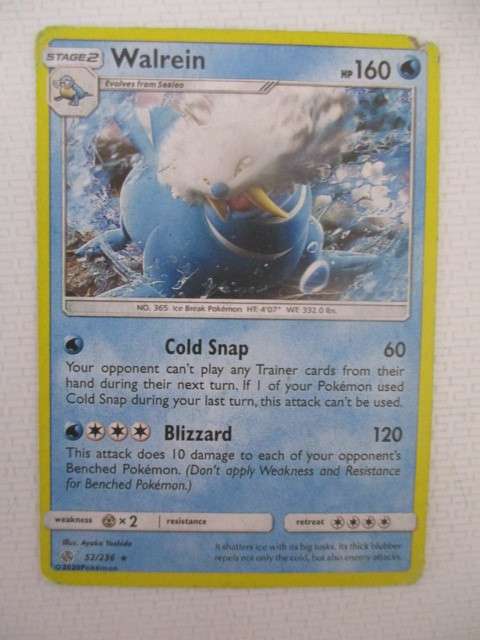 POKEMON - WALREIN - COSMIC ECLIPSE CARD BIT WORN