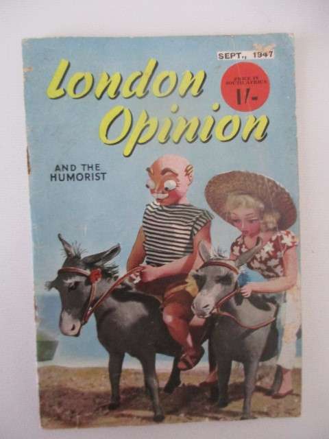 LONDON OPINION AND THE HUMORIST   - 1947  DIGEST SORT OF COMIC